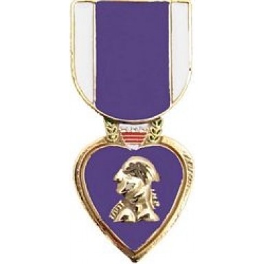 Purple Heart Small Hat Pin
