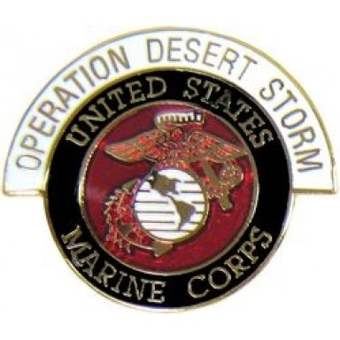 USMC Desert Storm Small Hat Pin