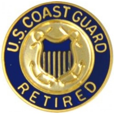 USCG Retired Small Hat Pin