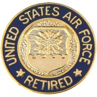 USAF Retired Small Hat Pin