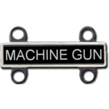 Machine Gun Pins/USA Qual Bar