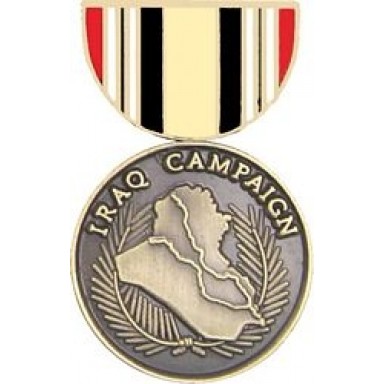 Iraq Campaign Miniature Medal Pin