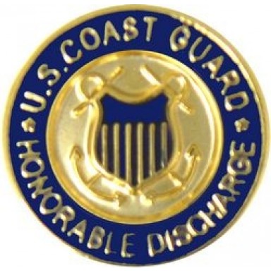 USCG Hon Disch Small Hat Pin