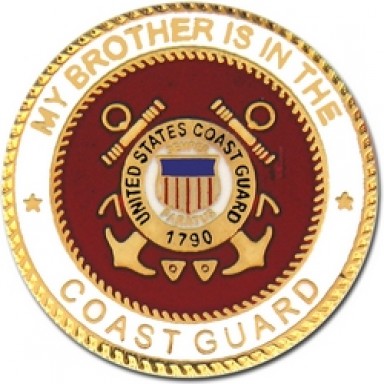 USCG Brother Small Hat Pin