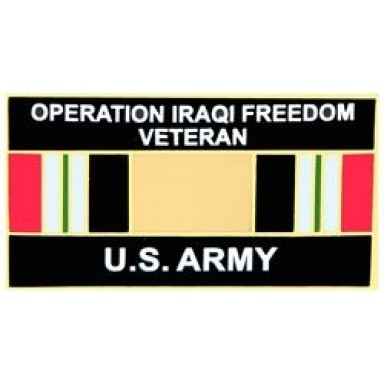 USA Iraq Vet Small Hat Pin