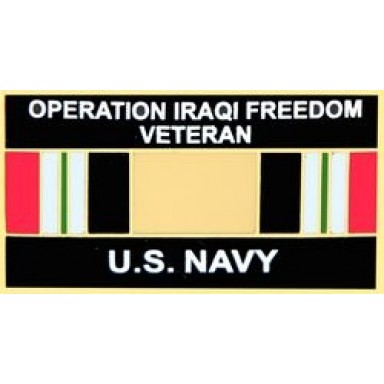 USN Iraq Vet Small Hat Pin