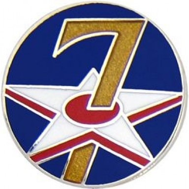 USA 7th Air Force Small Hat Pin
