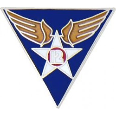 USA 12th Air Force Small Hat Pin