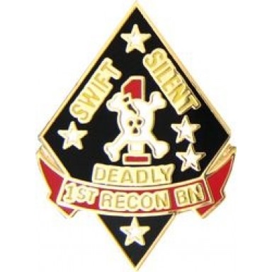 USMC 1st Recon Bn Small Hat Pin