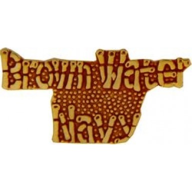 USN Brown Water Navy Small Hat Pin