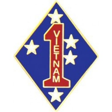 USMC VN 1st Div Small Hat Pin