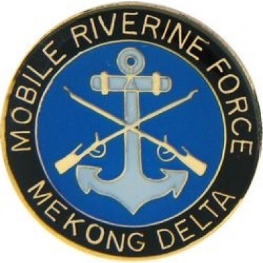 USN Mobile Riverine Small Hat Pin