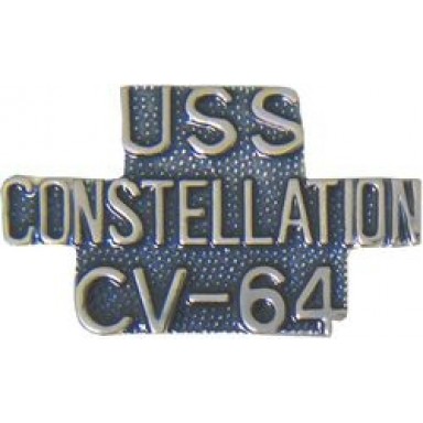 USN USS Constellation Small Hat Pin