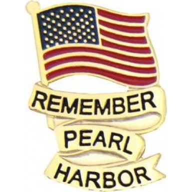 Rem Pearl Harbor Small Hat Pin