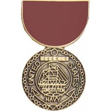 Good Conduct USN Miniature Medal Pin