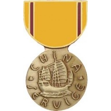China Service Miniature Medal Pin