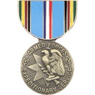 Armed Forces Exp Miniature Medal Pin