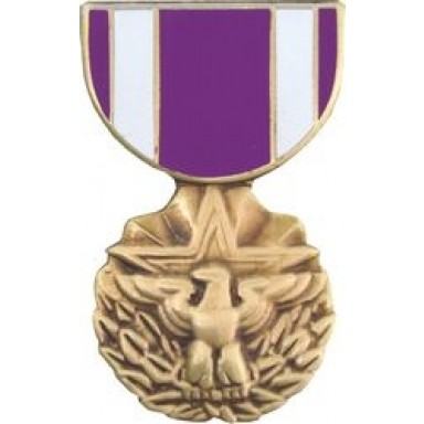 Meritorious Service Miniature Medal Pin