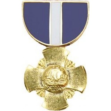 USN Cross Miniature Medal Pin