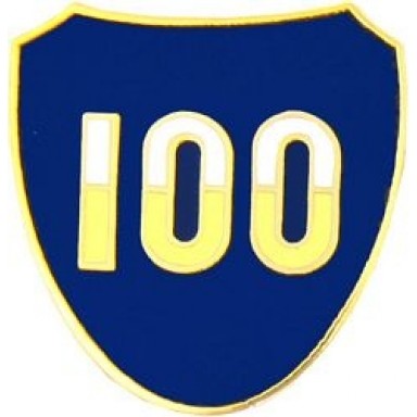 USA 100th Inf Div Small Hat Pin
