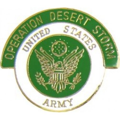 USA Desert Storm Small Hat Pin