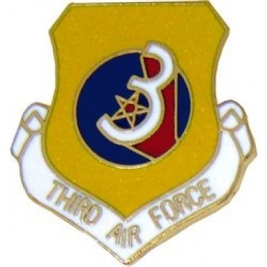 USAF 3rd Air Force Small Hat Pin