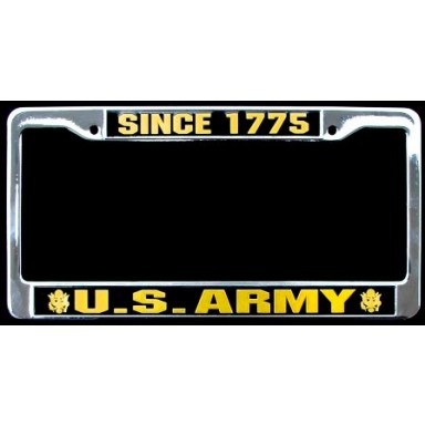 US Army  Since 1775  License Plate Frame