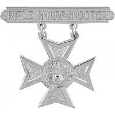 Rifle Sharpshooter Pins/USMC Qual Badge