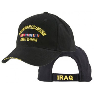 Operation Iraqi Freedom Combat Veteran Embroidered Cap
