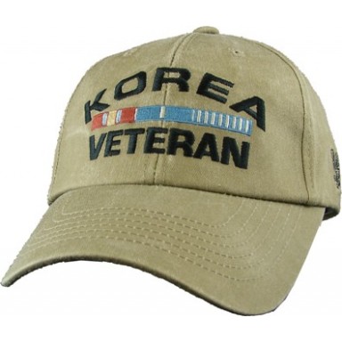 Korea Veteran Embroidered Cap