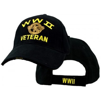WWII Veteran Embroidered Cap