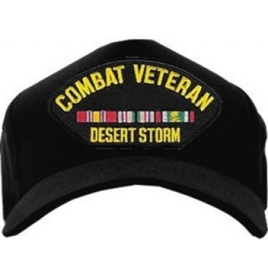 Combat Veteran Desert Storm Cap