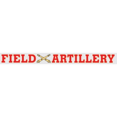 Field Artillery Decal