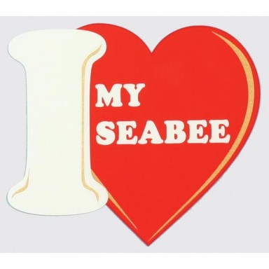 I Love My Seabee Decal