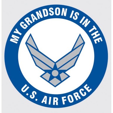 My Grandson is in the Air Force Decal