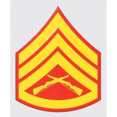 USMC E-6 Staff Sgt. Decal