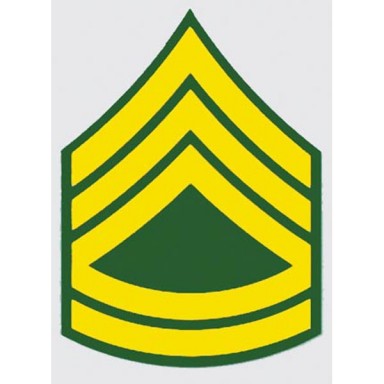 U.S. Army E-7 Sgt. 1st Class Decal