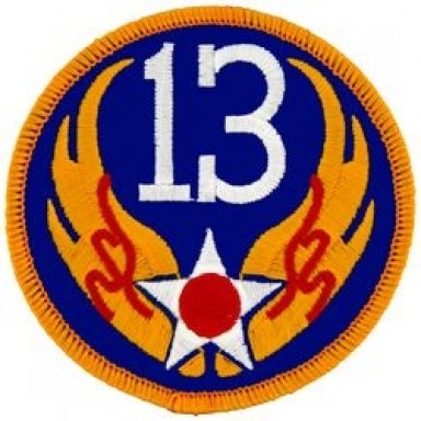 13th Air Force Patch/Small