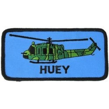 Huey Helicopter Patch/Small