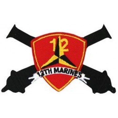 USMC 12th Regt Patch/Small