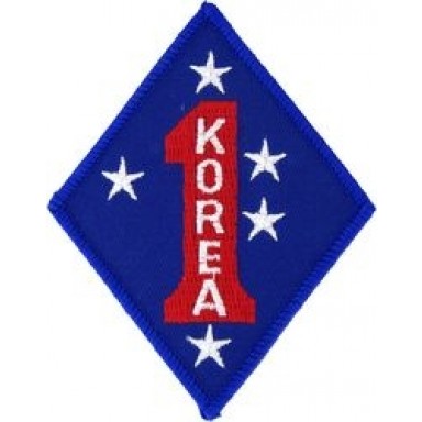 Korea 1st Marine Div Patch/Small