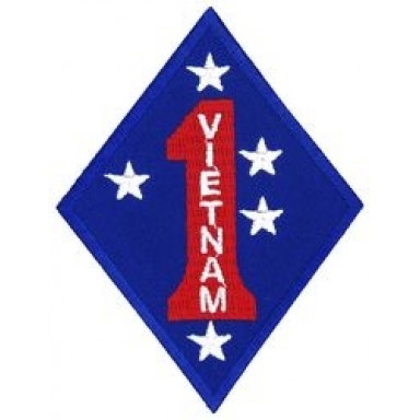VN 1st Marine Div Patch/Small