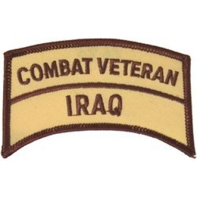 Iraq Cbt Vet Patch/Small