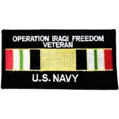 USN Iraq Vet Patch/Small
