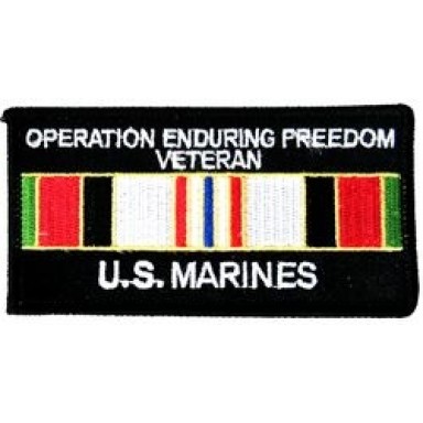 USMC Afghanistan Vet Patch/Small