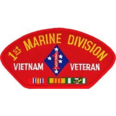 VN 1st Marine Div Vet Patch/Small