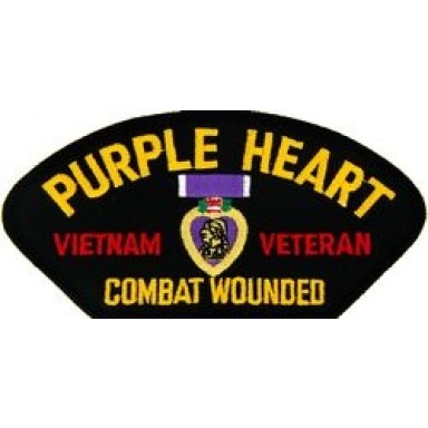 VN Purple Heart Vet Patch/Small