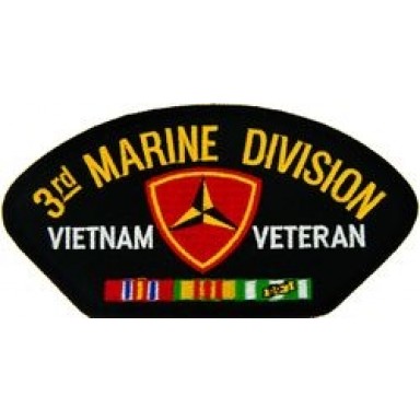 VN 3rd Marine Div Vet Patch/Small