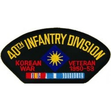 Korea 40th Inf Vet Patch/Small