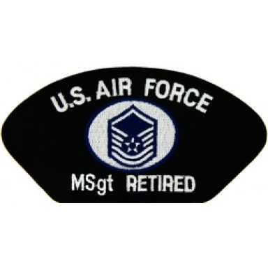 USAF E-7 MSgt Retired Patch/Small